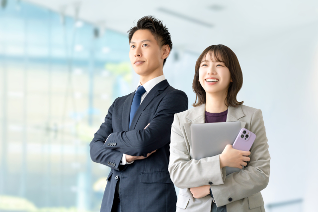 ストレスによる自律神経症状が改善し、充実している男女